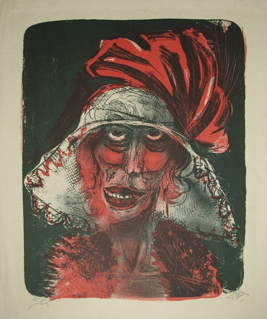 Otto Dix. Leonie, 1923