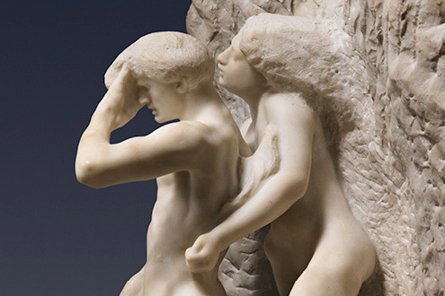 Auguste Rodin (French, Paris 1840-1917 Meudon), Orpheus and Eurydice, modeled probably before 1887, carved 1893