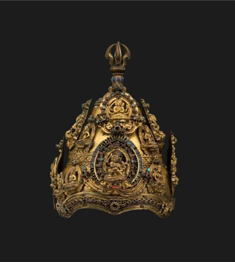 Vajracharya's Ritual Crown, Nepal, Early Malla period, 13th century