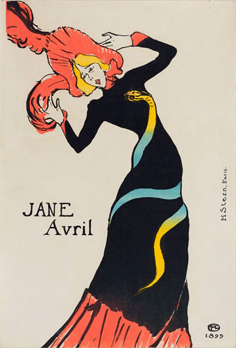 Henri de Toulouse-Lautrec, Jane Avril, 1899. Private collection