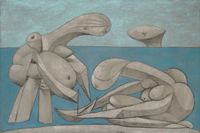 PICASSO. ON THE BEACH