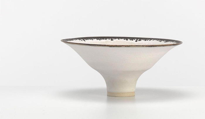 John Ward. Black and White Vessel, c. 1990