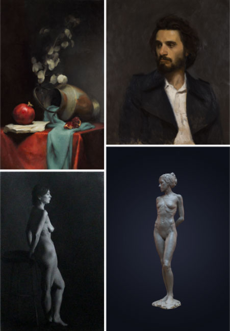 The Florence Academy of Art, the Student Gallery