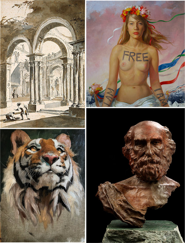 The Florence Academy of Art, the Student Gallery