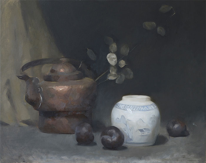 Hilde Hoy, Still life in oil