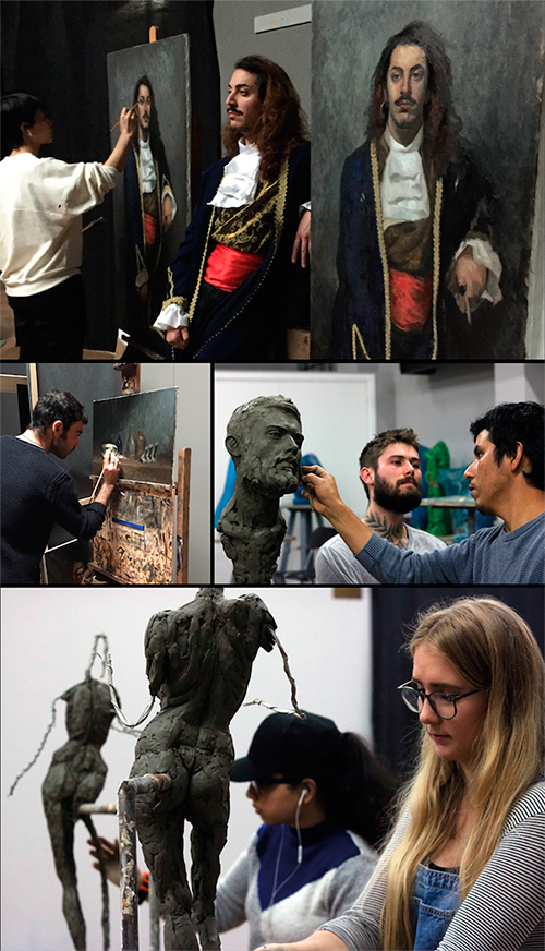 The Florence Academy of Art, the Student Gallery