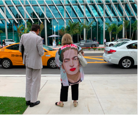 In front of the new Convention Center hosting ABMB