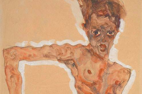 Egon Schiele. Self-Portrait, 1911