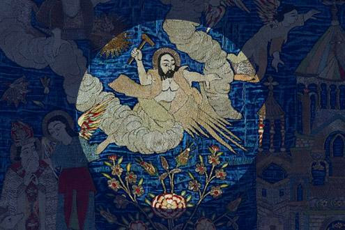 Altar Frontal (detail). New Julfa, 1741