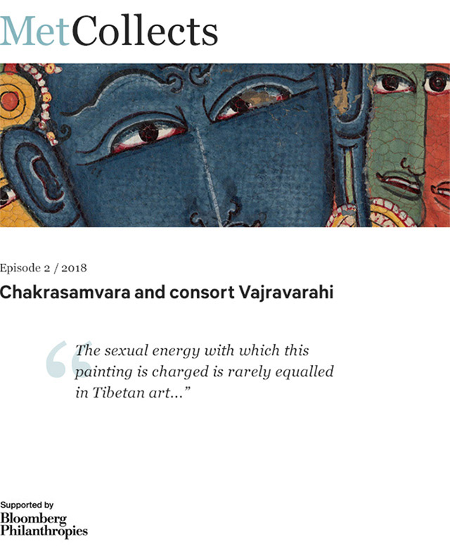 Chakrasamvara and consort Vajravarahi