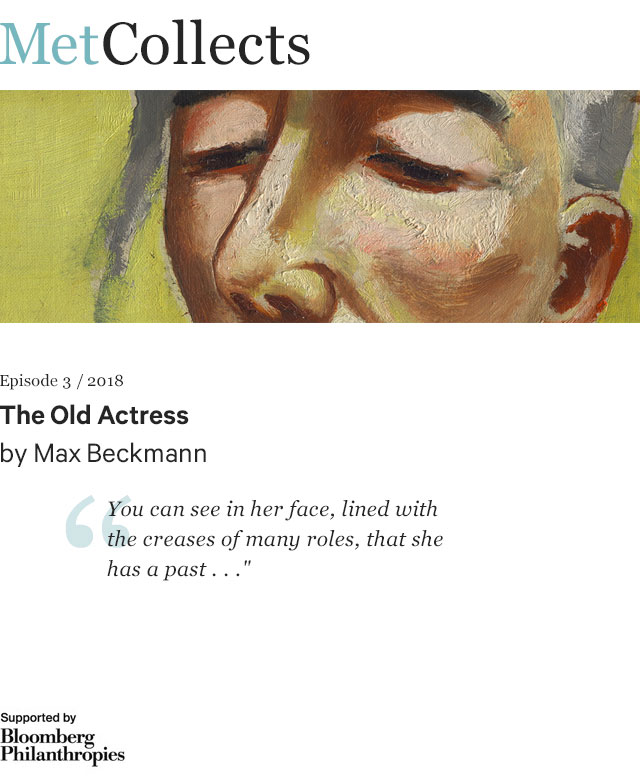 The Old Actress<br />
by Max Beckmann, 1926