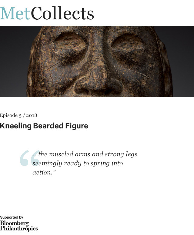 Kneeling Bearded Figure