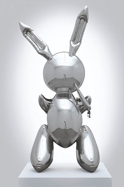 Jeff Koons (b. 1955), Rabbit, executed in 1986. © Jeff Koons