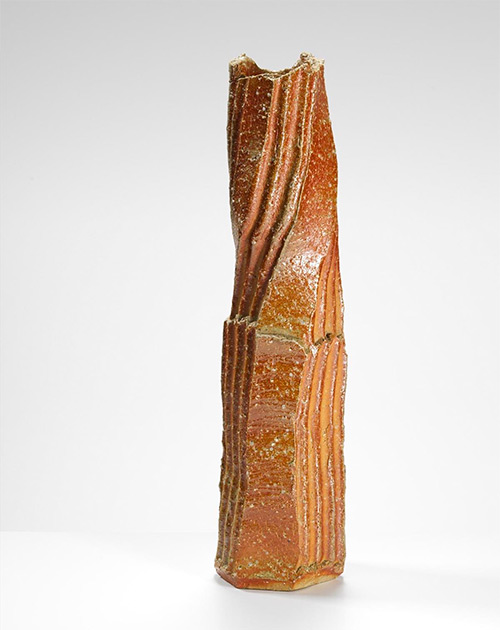 Tall Natural Ash Glaze Pot, 2004