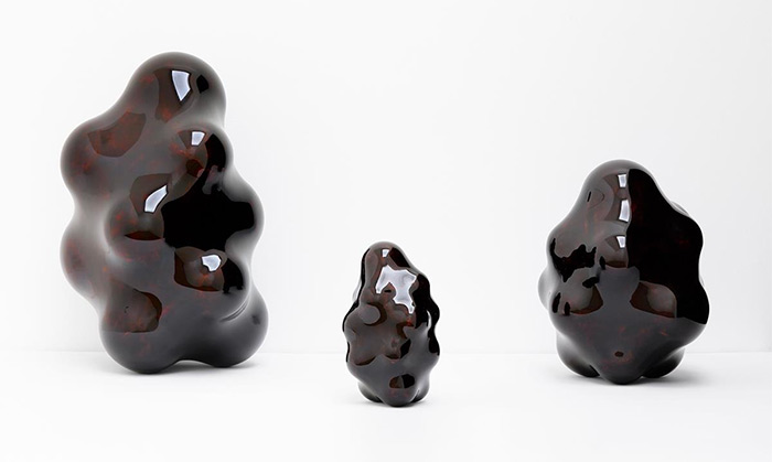 Genta Ishizuka. Work in Urushi lacquer