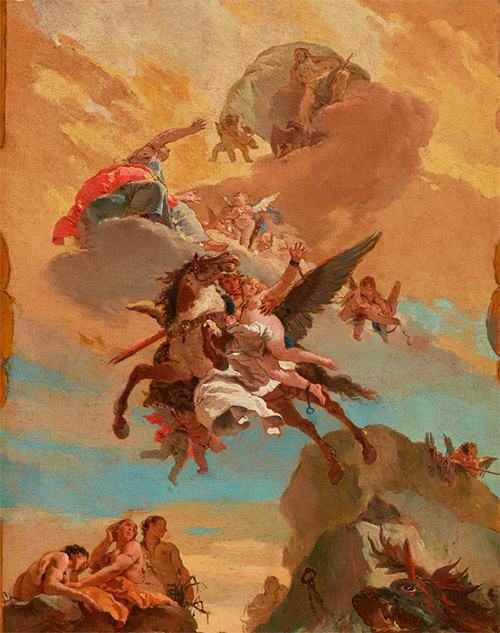 Giambattista Tiepolo, Perseus and Andromeda, ca. 1730–31