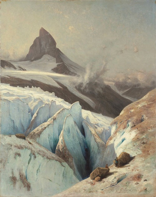 Gabriel Loppé Das Matterhorn, 1867
