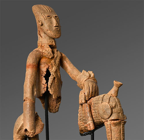 Equestrian (detail), 3rd–10th century. Bura-Asinda-Sikka Site, Niger