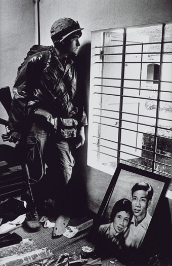 Don McCullin, The Battle for the City of Hue, South Vietnam, US Marine Inside Civilian House 1968
