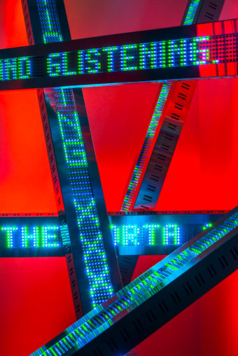 Jenny Holzer, All Fall, 2012 (detail)