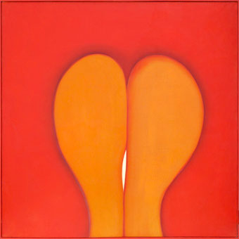 Huguette Caland, Bribes de corps (Body Parts) 1973