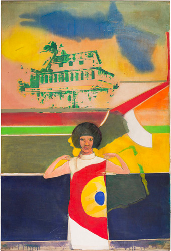 Frank Bowling, Cover Girl. 1966