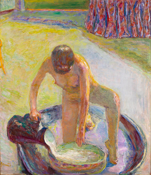 Pierre Bonnard, Nu accroupi au tub, 1918