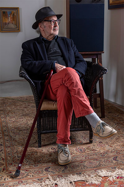 Jean Luc Godard. Photo: Niccolò Quaresima