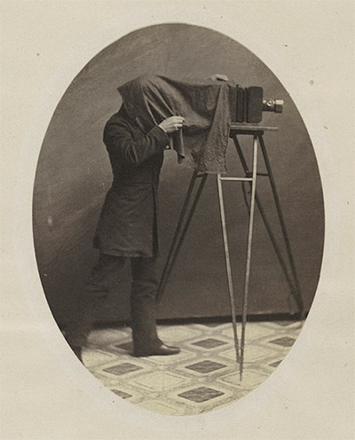 Unknown American, active 1850s. Studio Photographer at Work, ca. 1855