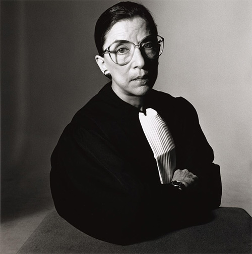 Irving Penn (American, 1917-2009). Justice Ruth Bader Ginsburg, New York, August 9, 1993