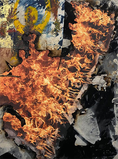 Korakrit Arunanondchai, History painting (frame), 2020